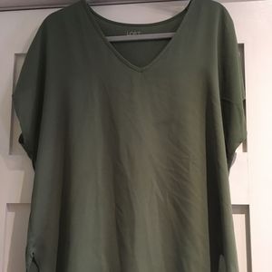 Women's Size L Loft Green Blouse
